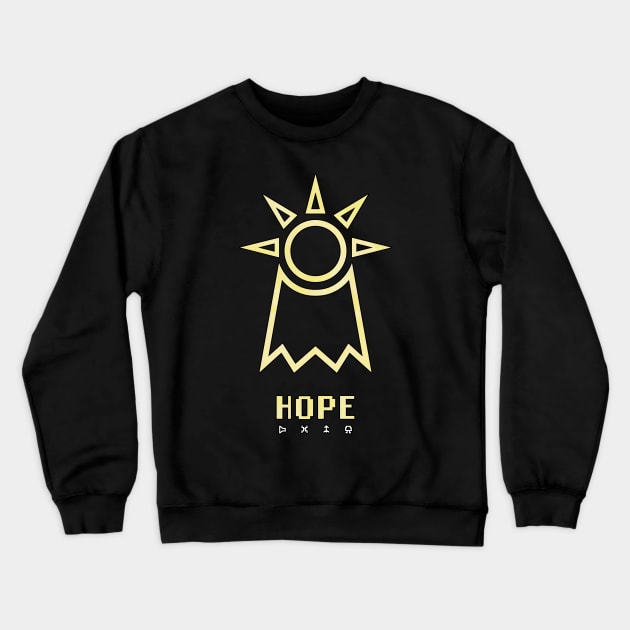 Digimon Crest of Hope Crewneck Sweatshirt by Kaiserin